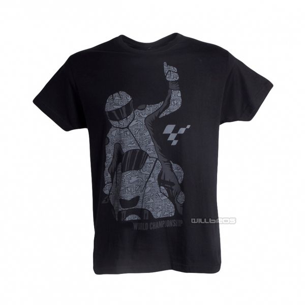 

2020 the new one men's t-shirt summer short sleeve black shirts motorcycle street moto riding black jersey