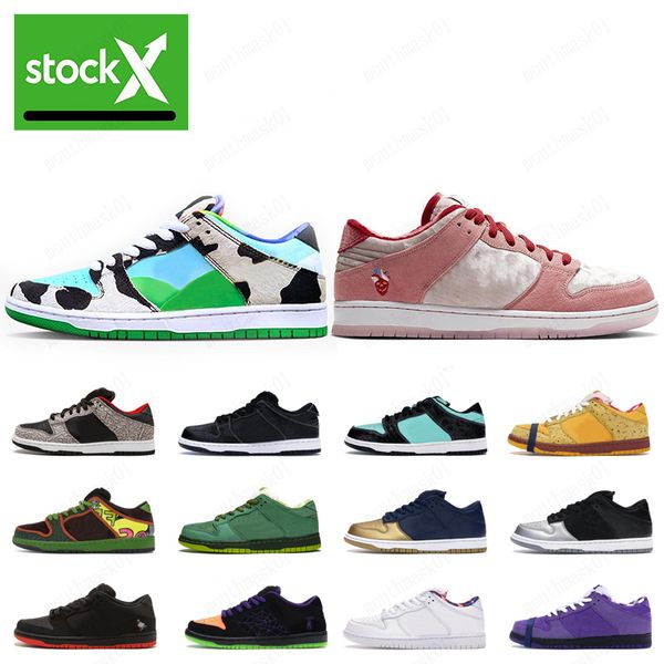

stock x 2020 shadow chunky dunky dunk low mens designer sneakers travis scotts safari raygun tie dye infrared panda pigeo basketball shoes