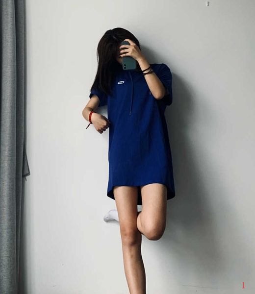 

fashion summer womens designer dresses 20s new women printed shirt dresses casual brand l0g0 skirt 3 colors size -2xl yf204151, Black;pink