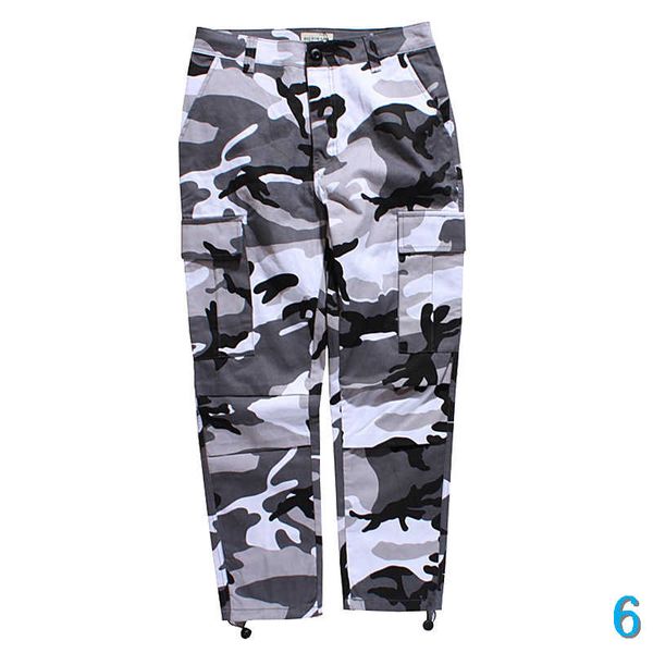 

men fashion brand sweatpants mens pants sports camouflage military overalls button loose trousers clothing size s-3xl6, Black