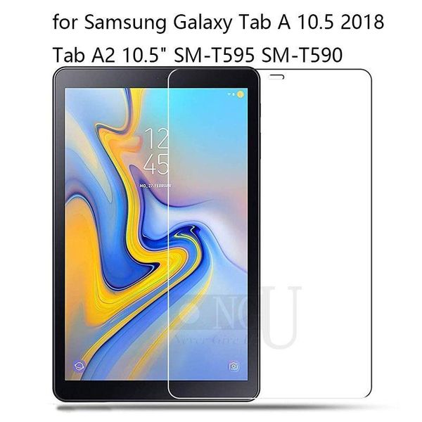 

screen protector for t590 t595 tempered glass for samsung galaxy tab a 10.5 2018 tab a2 10.5\"sm-t595 sm-t590 tablet glass film