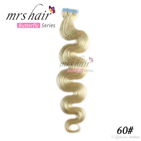 Mrshair Dark Blonde 27 Tape In Human Hair Extensions Virgin Hair