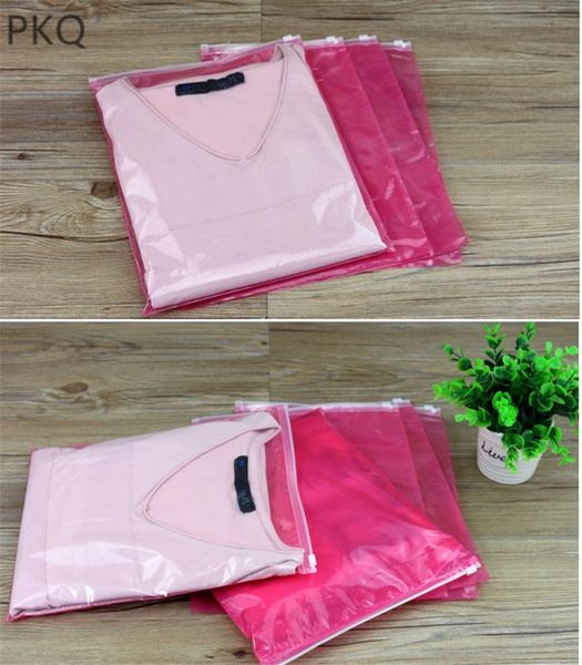 

100pcs clear zip seal ziplock plastic bags for clothing underwear,toys,traveling cosmetic retail packaging cloth storage bag