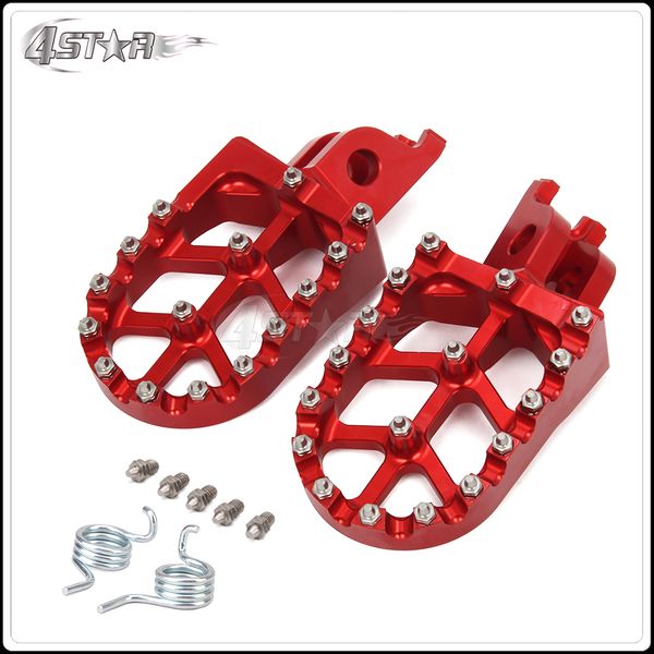 

motorcycle cnc foot peg footpegs pedal for cr125 cr250 crf250r crf250x crf450r crf450x for klx450 kx450f kx250f
