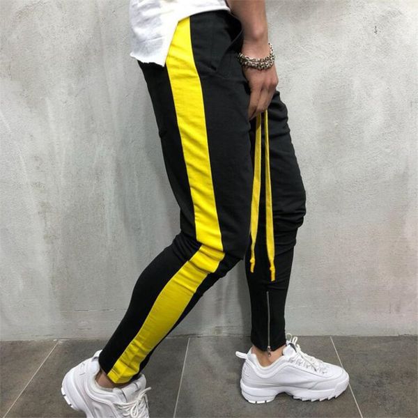

streetwear 2019 new jogging men's trousers outdoor men's casual pants bodybuilding sports pants overalls brand trousers, Black