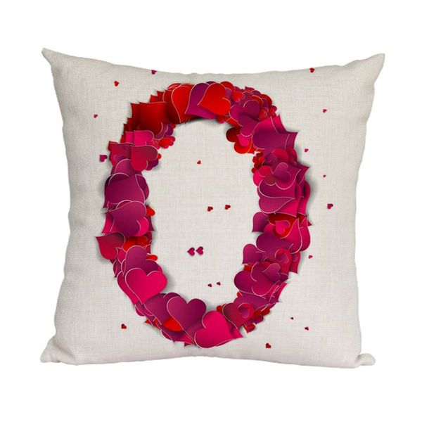 

nordic love figure pattern super soft cushionpillow cushion cover red geometric pillow cover room decorati valentine's day gift pillow