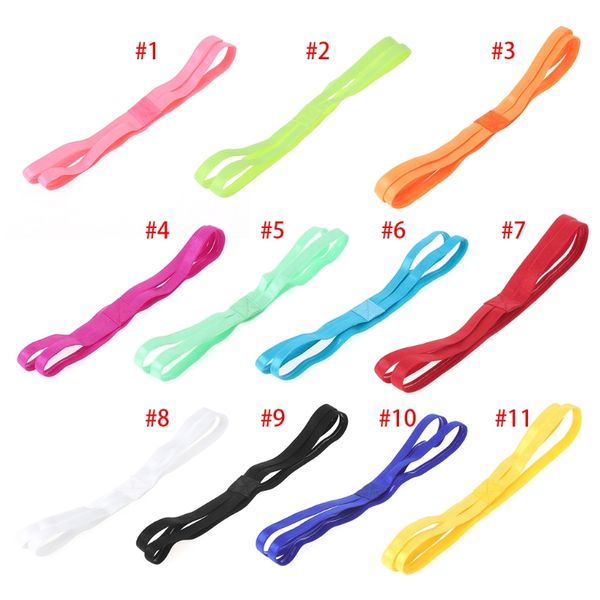 

sport hair band elastic anti slip double bands yoga exercise women accessories cool