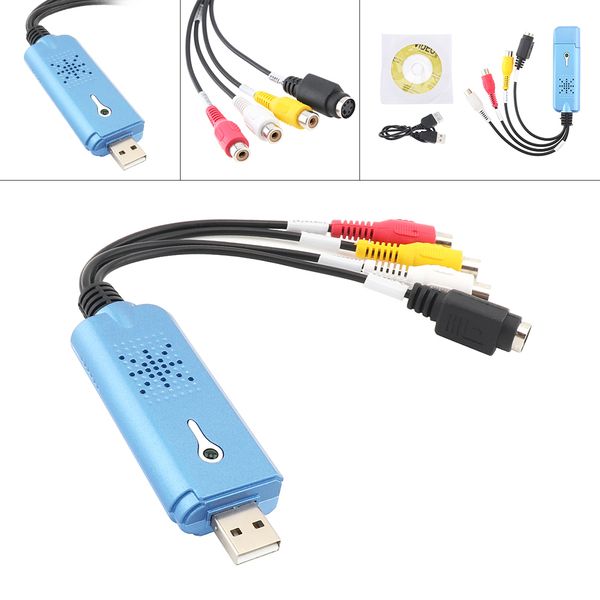 

USB 2.0 конвертер Video Capture Card DVD Vedio для USB - компьютера Set-up Box с записью для WinXP 7 8 NTSC Easycap