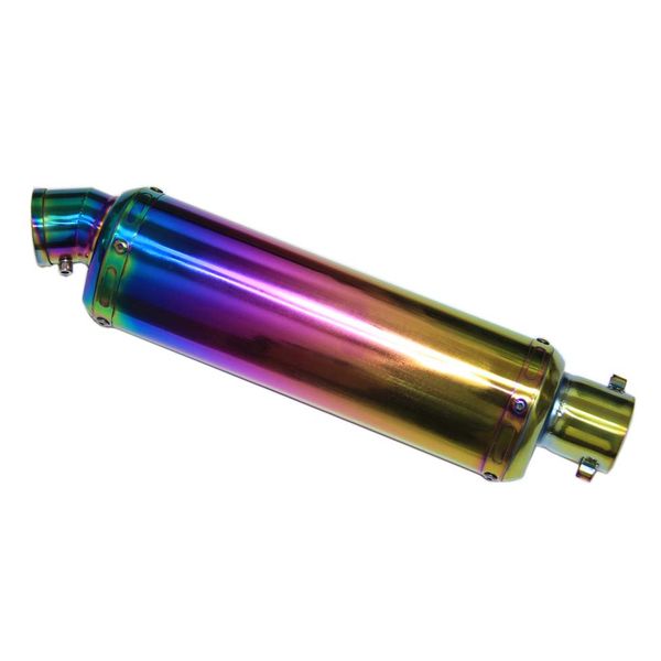 

yolinson 51mm motorcycle akrapovic exhaust pipe muffler for crf230 z750 z800 fz6r125 er6n with yoshimura sticker