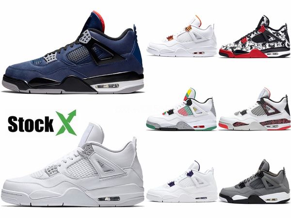 

11 men 14s bred metallic silver concord basketball shoes 1 4s travis scotts 4s white ceme island green 13 sneakers sport shoes with box #120