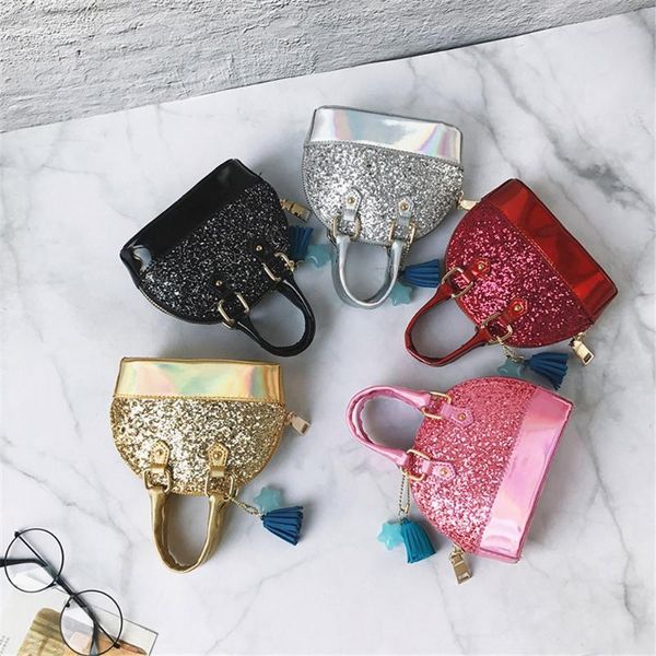 

мини маленькая сумка shell 2020 мода новое качество искусственная кожа женская сумка блестки узор цепи плечо сумки посыльного