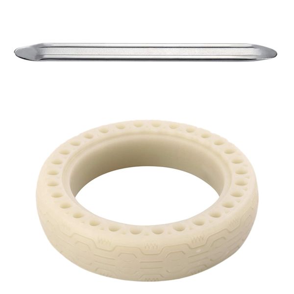 

8.5-inch fluorescent honeycomb rubber solid tire tubeless 1 piece 8 1/2 for millet m365 electric scooter solid tire