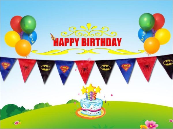 2019 9 Style Superhero Banner Flag Pennant Burgee Masquerade