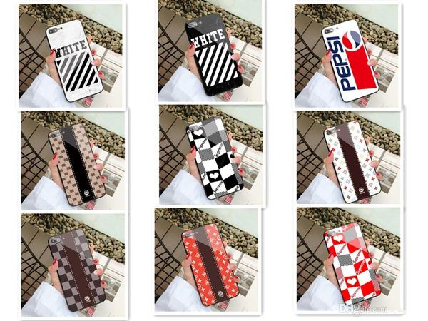 

new cartoon couples phone case for iphone x xs max xr case for iphone 6 6s 7 8 plus ultra thin glass back cover funny letter cases capa