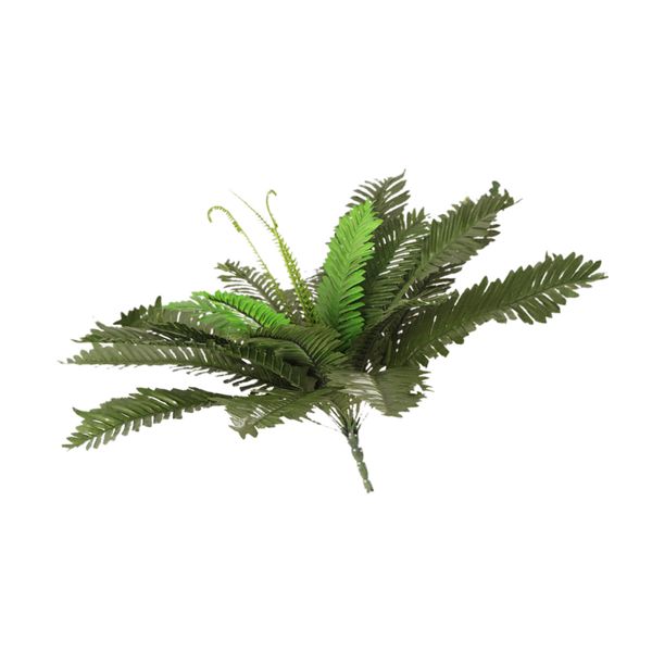 

artificial plants 24 branches green persian leaves leaf grass floral table decor