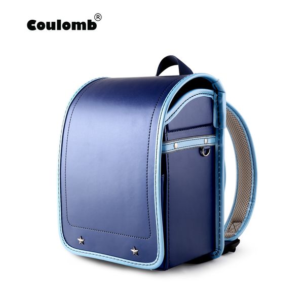 

coulomb kid orthopedic backpack baby boys school bags japan pu randoseru portfolio for boy kinderrucksack