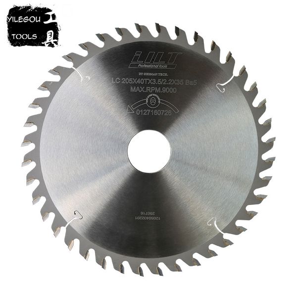 

205mm tct slotted saw blades 8" tct grooving saw blades 40 teeth milling cutter for wood thickness 3.0 to 6.0mm, bore: 30/35mm