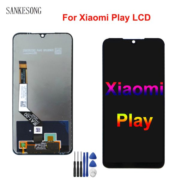 

for xiaomi mi play lcd display touch digitizer assembly for xiaomi mi play lcd screen display with frame provide tools