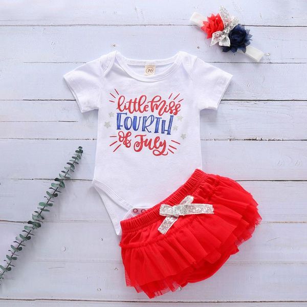 

newly infant baby boys clothes set summer baby girls short sleeve t-shirt letter romper shorts headband casual cotton clothing, White