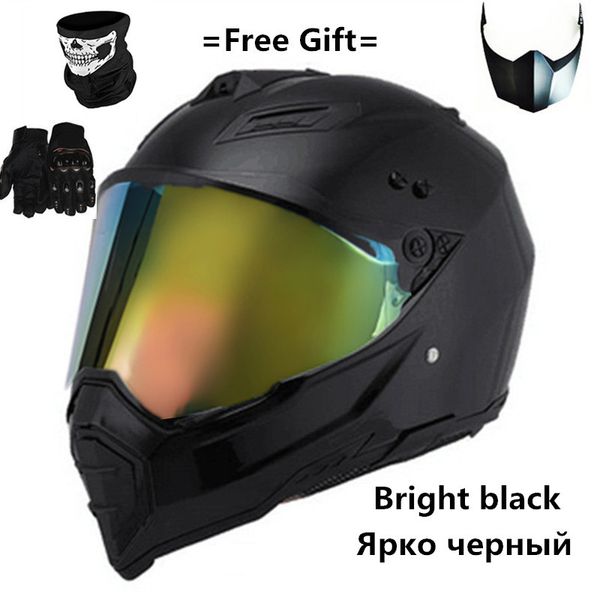 

bye новый мотоциклетный шлем мужчины анфас шлем мото езда abs материал приключение мотокросс мотоцикл dot сертификации #