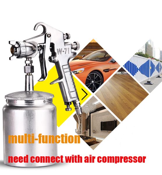 

1.5mm 2.5mm professional mini airbrush hopper spray gun airless aerografo sprayer alloy painting paint tool pistola