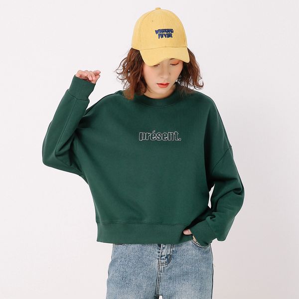

long-sleeved sweatshirts female large size bat shirt 2019 spring thin o-neck green fashion women's clothing bluzy damskie, Black