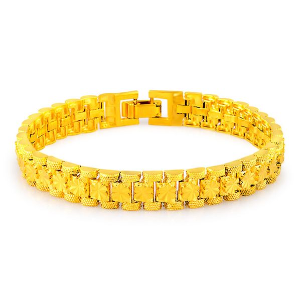 

geometric 24k gold chain bracelets bangles elegant woman wrap bracelets jewelry party anniversary gift, Golden;silver