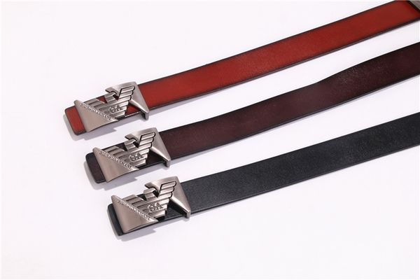 

2020 new type mens women designer belts fashion belt straps print belt leather business belts silver buckle unisex, Black;brown