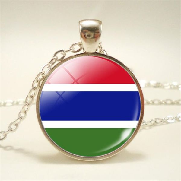 NEW FINLAND COUNTRY FLAG SMALL METAL NECKLACE CHOKER .