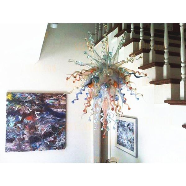Candelabro decorativo moderno para o desenhador de sala de estar criativo Lighiting Villa sala de jantar arte pendurado lâmpada