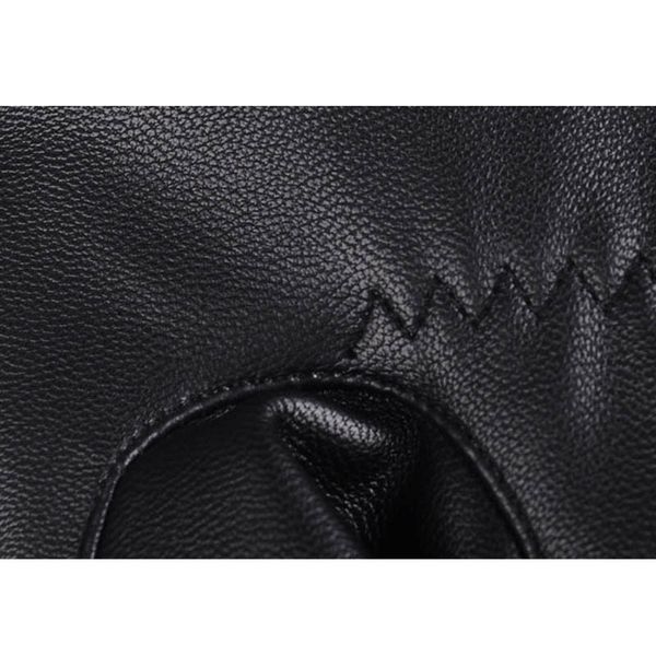 

fashion-mens motorcycle gloves pu leather touchscreen windproof winter warm soft thick deluxe fleece lining comfort gloves driving mittens, Blue;gray