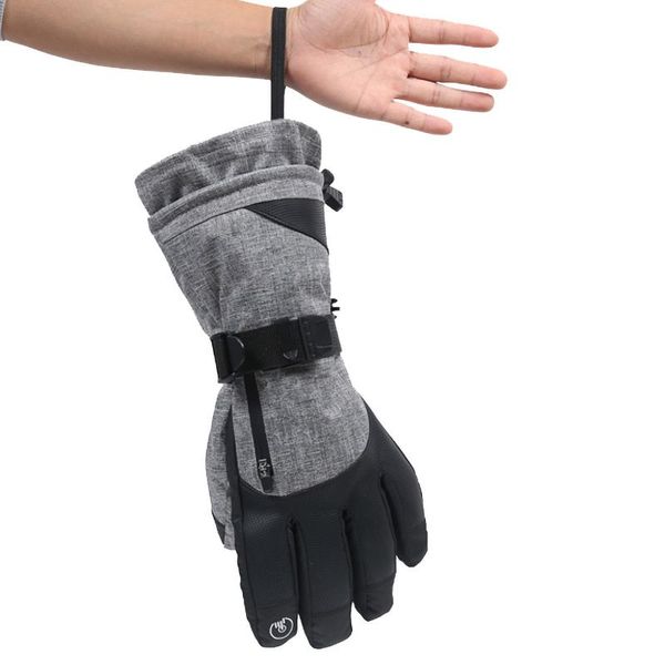 

men women new winter warm waterproof wear-resistant thickening cycling non-slip sports thinsulate ski gloves