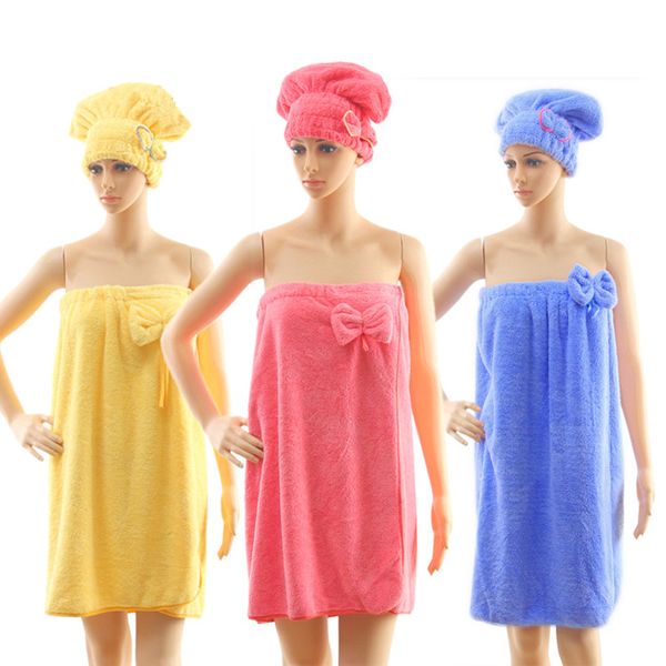 

soft coral velvet ladies bath towel super absorbent bathrobe bath skirt beach towel cute bow wrap skirt quick drying