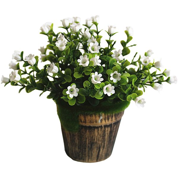 

реалистичная симуляция горшок пейзаж искусственный герметичный завод прекрасный пластик искусственный цветок домашний декор цветок