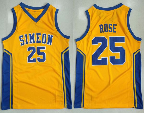 derrick rose jersey stitched