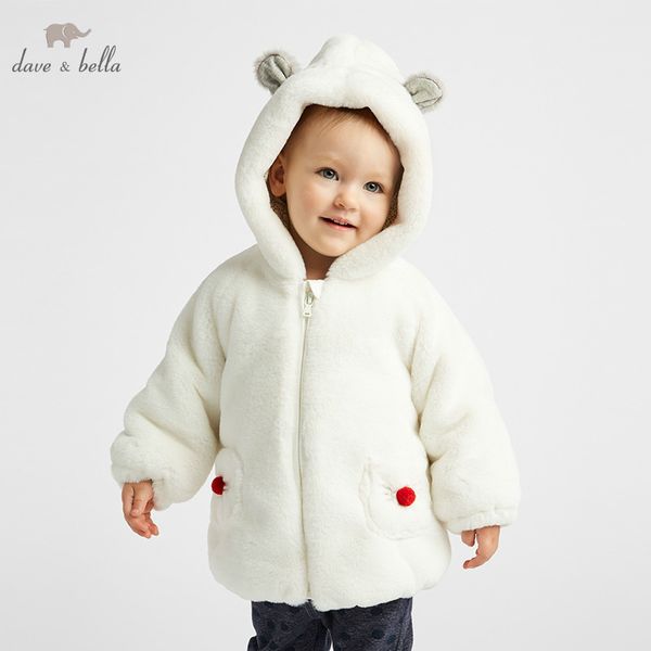 

dbm8257 dave bella autumn winter baby girls lovely jacket children fashion outerwear kids hooded coat, Blue;gray