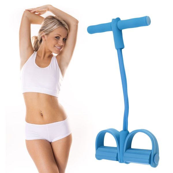

yoga pull rope 4 elastic resistance bands fitness resistance exercise equipment expander banda elastica yoga training rubber
