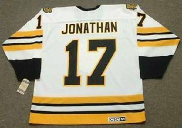 

STAN JONATHAN Boston Bruins jersey 1978 Vintage Men Home Custom Hockey Jerseys