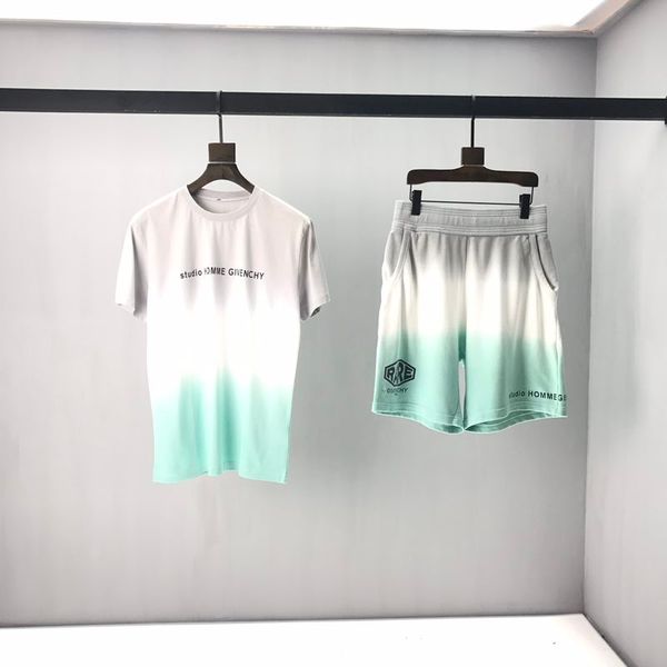

2020ss spring and summer new high grade cotton printing short sleeve round neck panel t-shirt size: -l-xl-xxl-xxxl color: black white 053, White;black