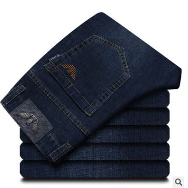 

Men de igner jean thin tretch lim jean men 039 traight pant lim cowboy famou cla ic jean 67896, Blue
