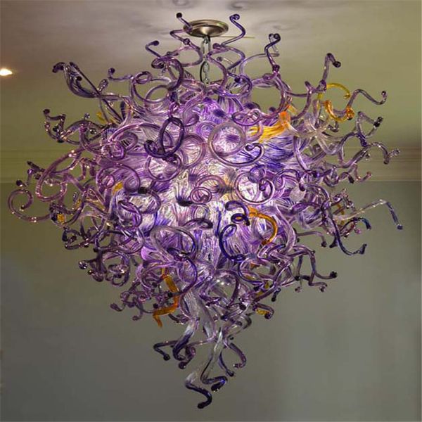 Flower Hanging Glass Large Contemporary Chandeliers Contemporary