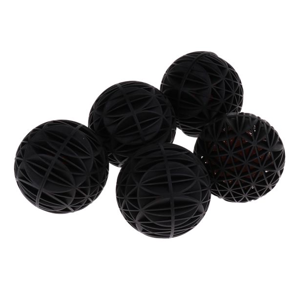 

5pcs aquarium media moss ball for fish tank absorbs nitrates provides oxygen