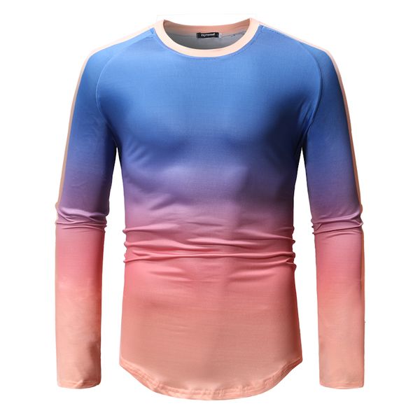 

mens designer t shirts winter clothing solid color men luxury t shirt casual men's slim large size round neck long sleeve t-shirt us si, White;black