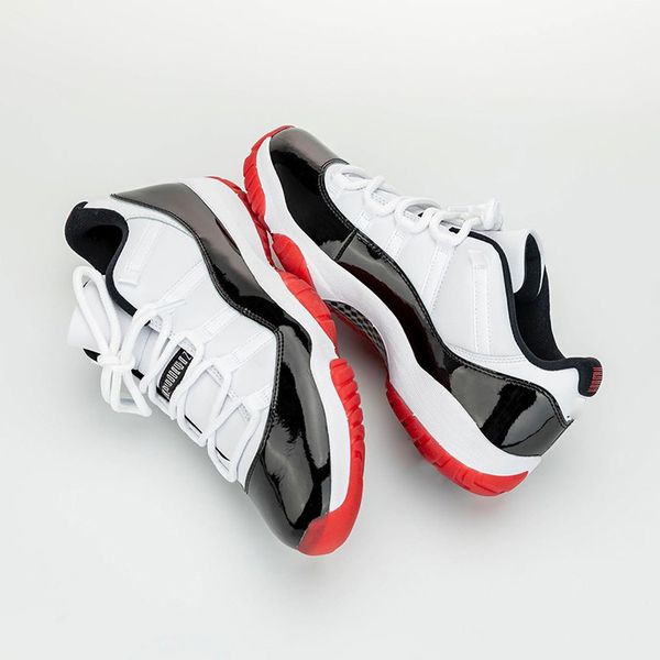 

2020 new 11 bred & concord gym red 11s basketball shoes wholesale with box stock x black mens women sneakers