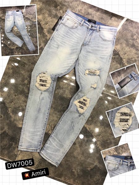 

fashion mens designer jeans mens designer skinny ripped white striped jeans mens stretch slim drawstring biker jeans black blue05