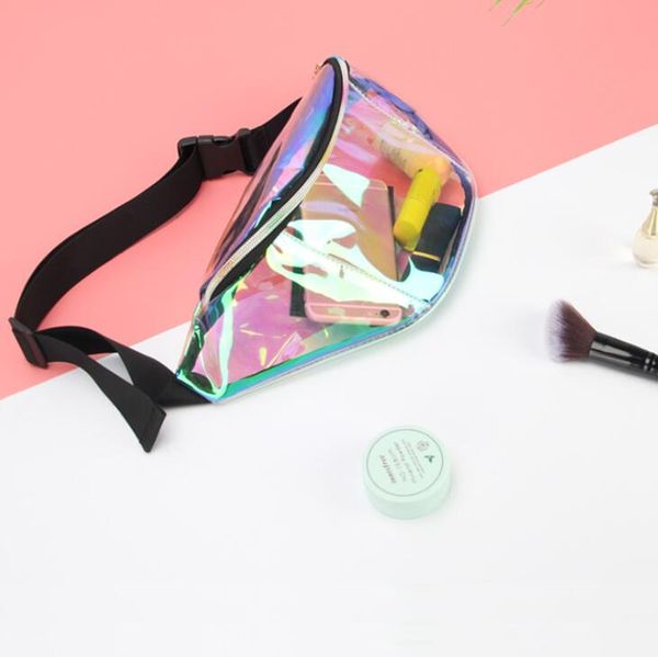 

2020 bags woman waist bags cross body bag laser material handbags one shoulder waist chest bag