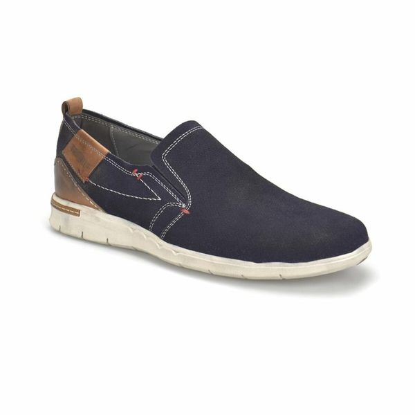 

322 m 1492 navy blue men 's modern shoes flogart, Black