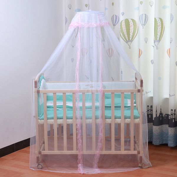 

usa baby mosquito net foldable royal court princess cute mosquito bed canopy cover with lace for baby safety