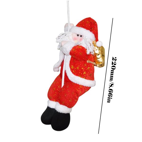 

christmas decoration cartoon fabrics santa claus market showcase decor house christmas tree decor