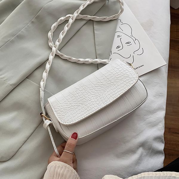 

weave shoulder strap design corss body bags for women 2020 summer new shoulder handbags and purses travel diagonal package